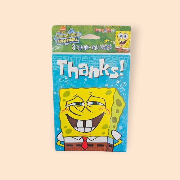Vtg Spongebob thank you cards - Picture 1 of 3